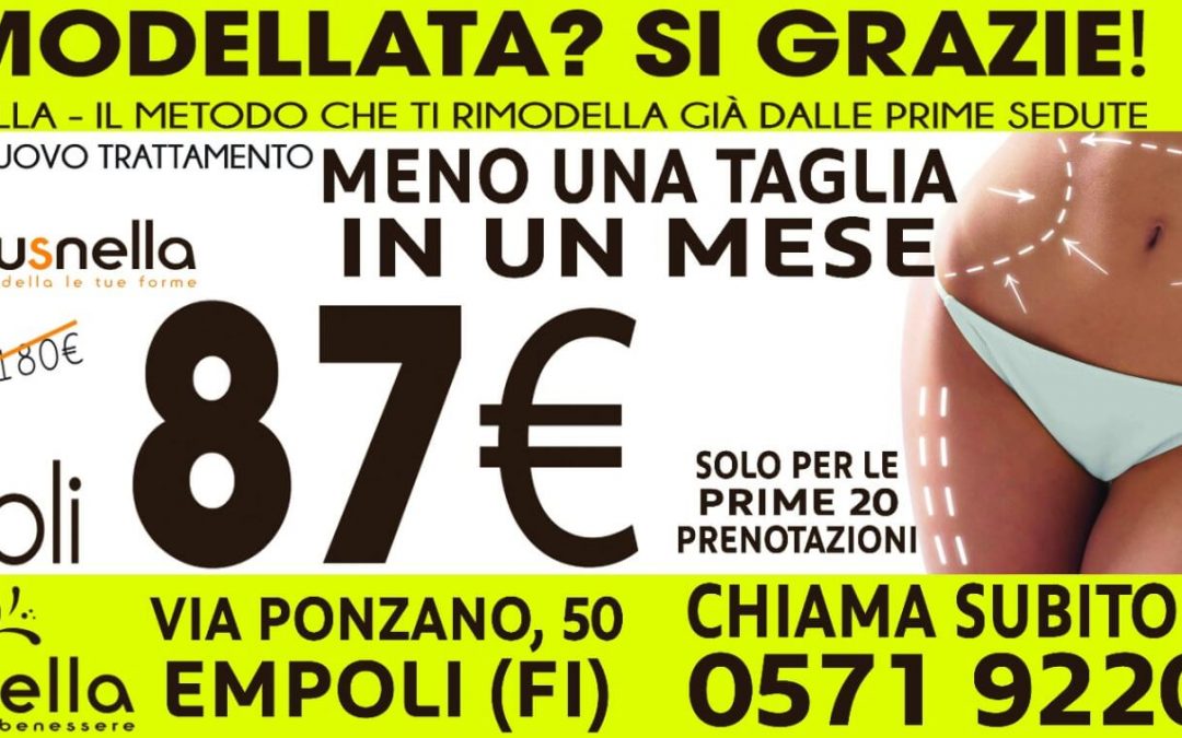 Promozione su Camion Vela per Piubella – Estetica Benessere